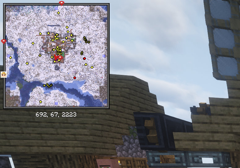 Xaero's Mini Map Preview